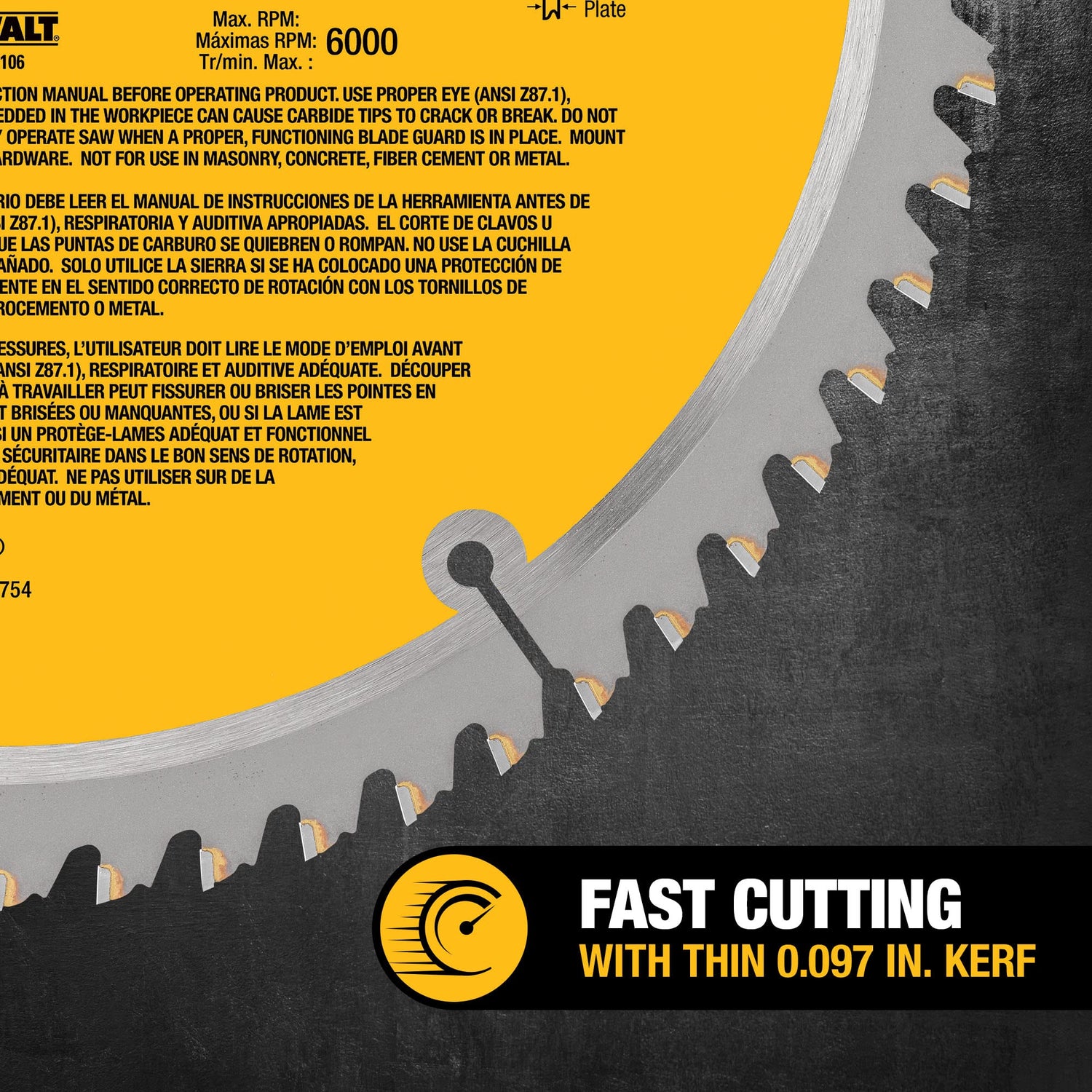 DEWALT 10-Inch Miter / Table Saw Blades, 60-Tooth Crosscutting & 32-Tooth General Purpose, Combo Pack (DW3106P5) DEWALT