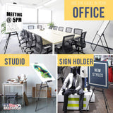 U.S. Art Supply 80" High Aluminum Artist Watercolor Field and Display Easel Stand - Adjustable Height Floor and Tabletop Tripod, Holds Painting US Art Supply