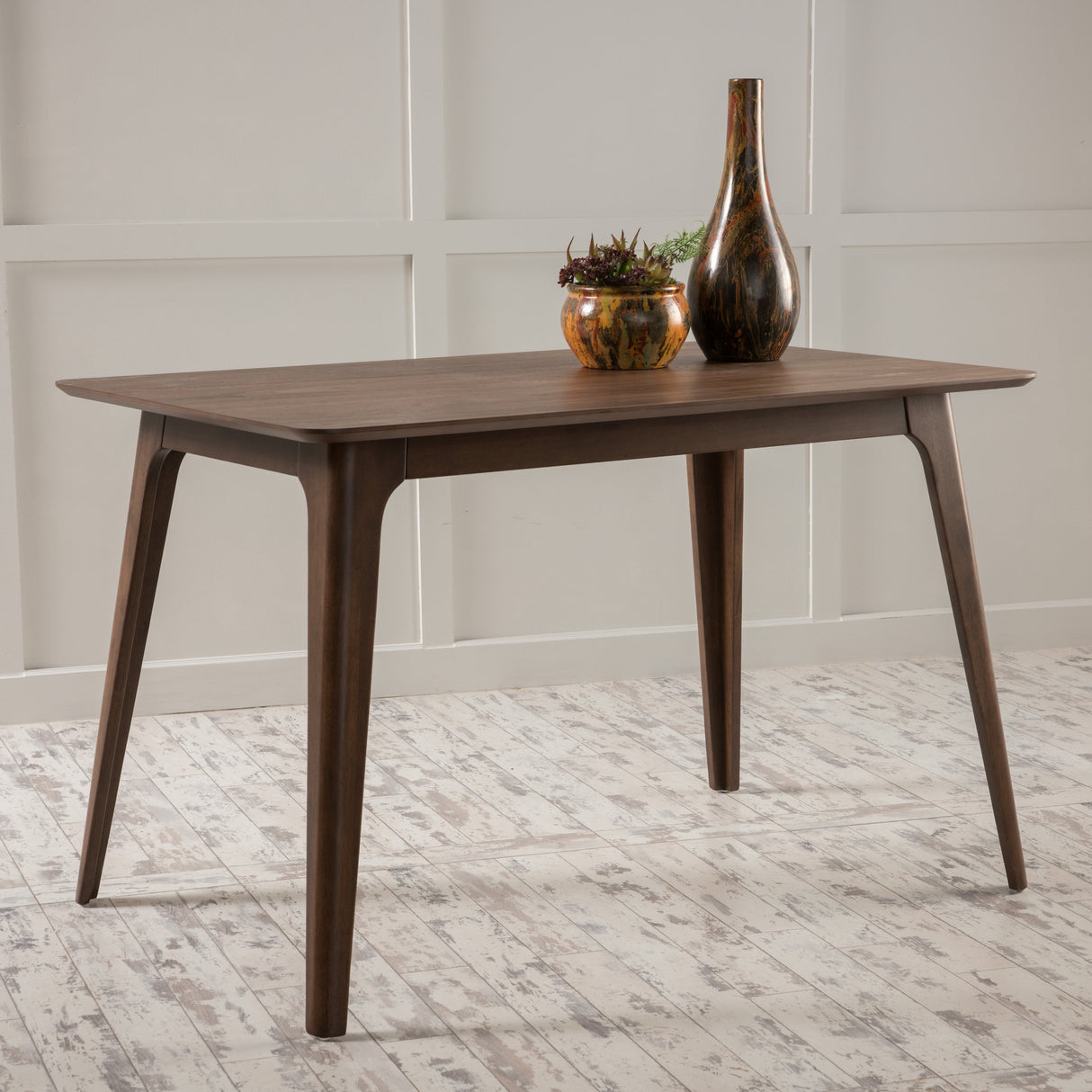 Christopher Knight Home Gideon Wood Dining Table, Natural Walnut Finish Christopher Knight Home