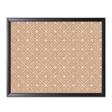 U Brands Fashion Cork Bulletin Board, 20 X 16 Inches, Black Wood Frame U Brands