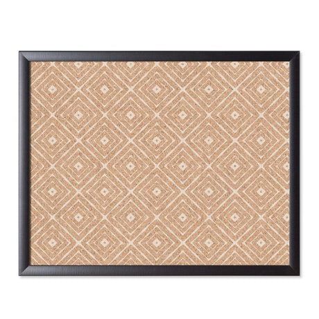 U Brands Fashion Cork Bulletin Board, 20 X 16 Inches, Black Wood Frame U Brands