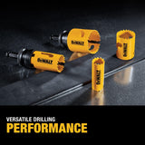 DEWALT Hole Saw Kit, 14-Piece, Includes 2 Quick Change Mandrels and Pilot Point Bits (D180005) DEWALT
