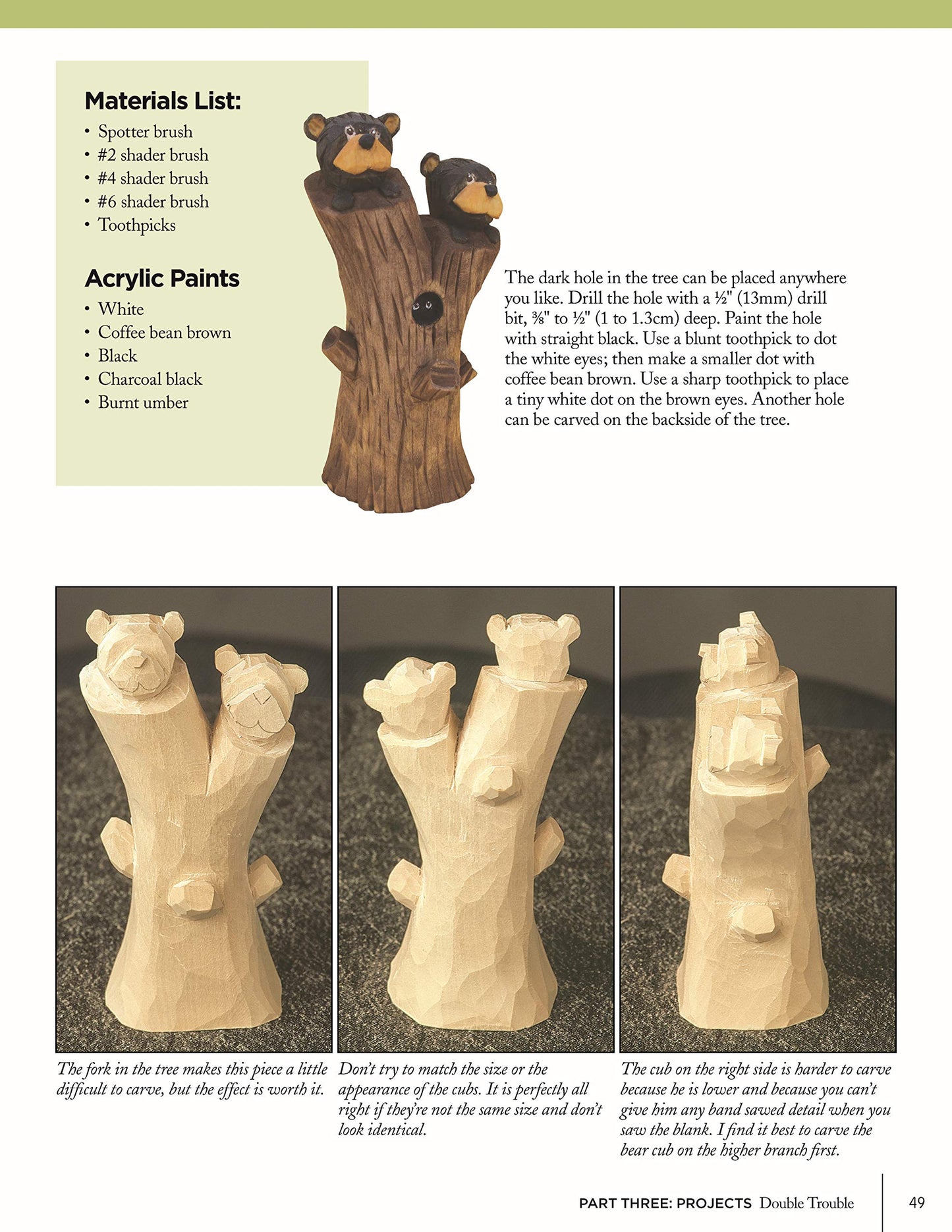 Whittling the Country Bear & His Friends: 12 Simple Projects for Beginners (Fox Chapel Publishing) Step-by-Step Instructions & Easy-to-Use Patterns