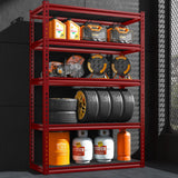 REIBII Storage Shelves Garage Shelving Garage Storage Shelves Heavy Duty Shelving Shelves Adjustable Metal Shelving 5 Tier Shelving Units and Storage REIBII