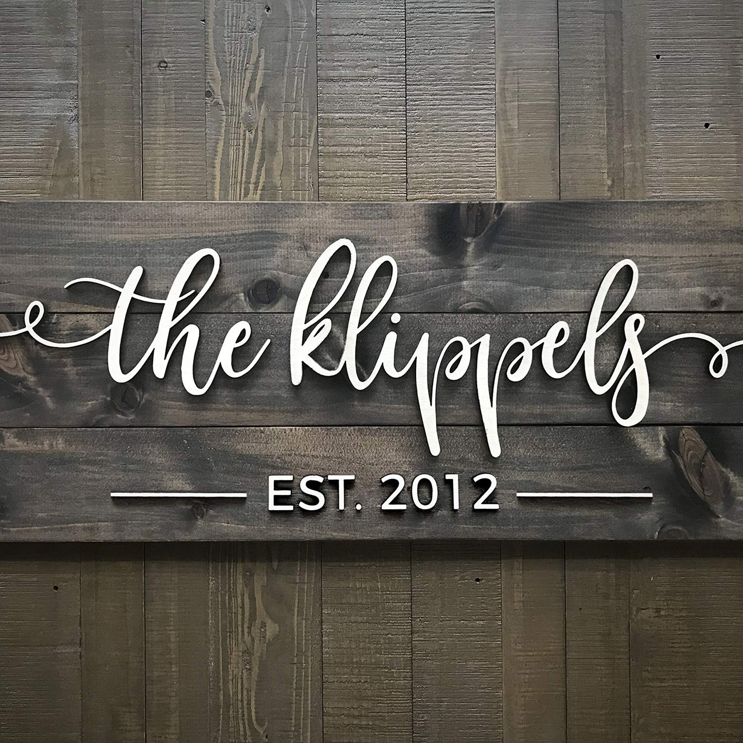 Custom Wood Sign Personalized Handmade Wedding Gift Wood Wall Art Personalized Sign Last Name Sign Established Sign Wooden Signs Bridal Shower Gift Generic