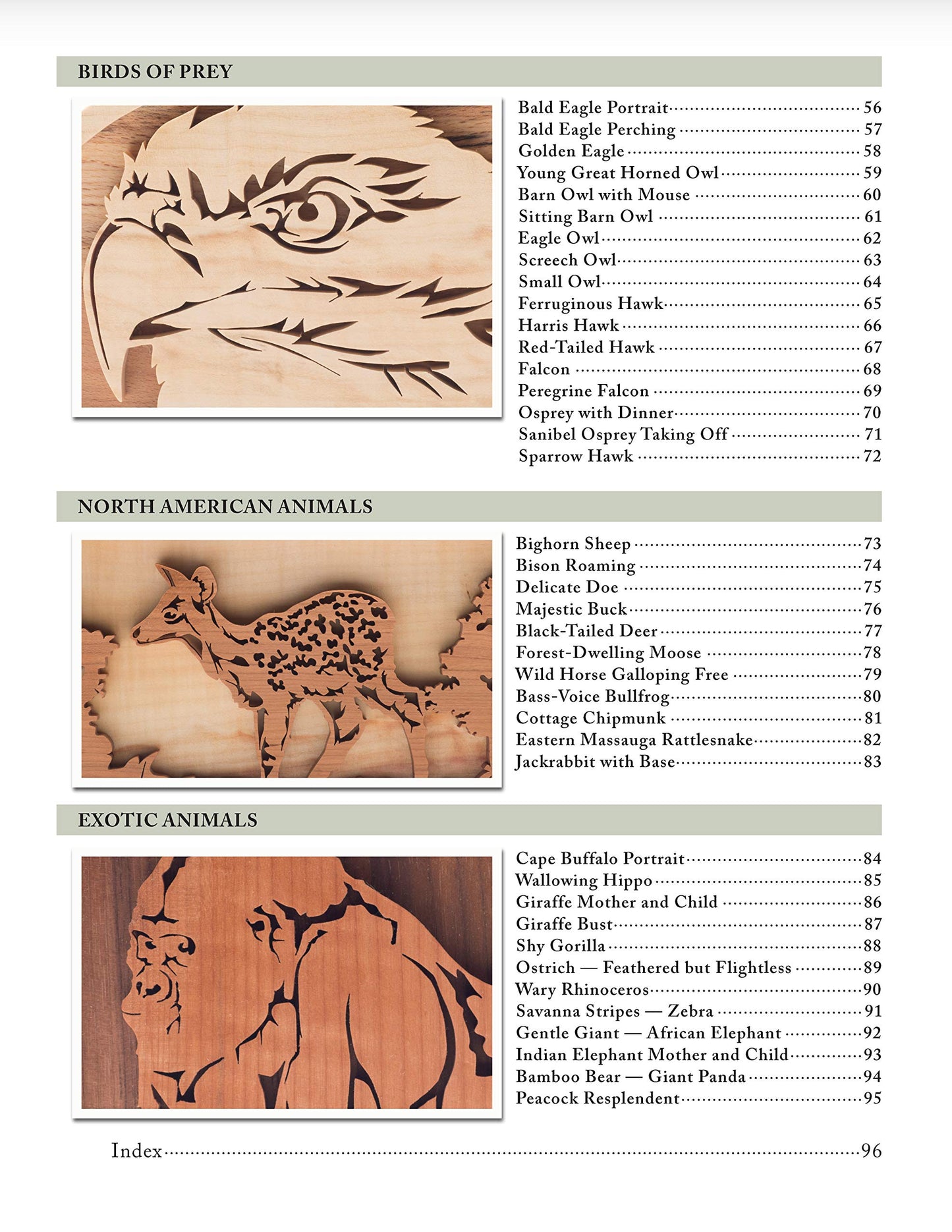 Woodworker's Pattern Book: 78 Realistic Fretwork Animals (Fox Chapel Publishing) Detailed, Ready-to-Use Wildlife Patterns for Your Scroll Saw, Expert - WoodArtSupply