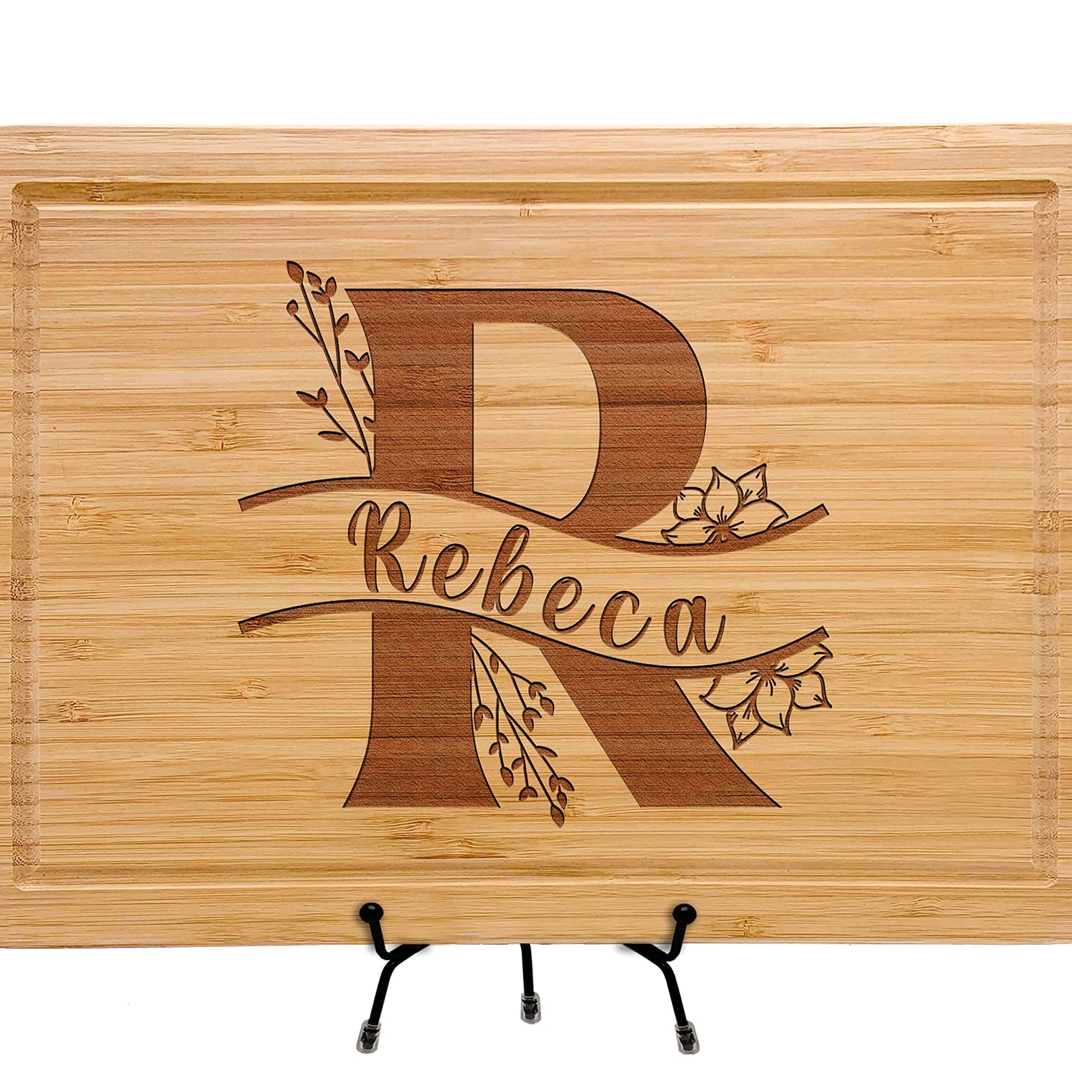 Custom Monogrammed Gifts for Christmas, Personalized Cutting Board, Charcuterie Board, Letter A-Z Engraved, Special Gift for Women, Men, Her, Him, Kenzal Customized