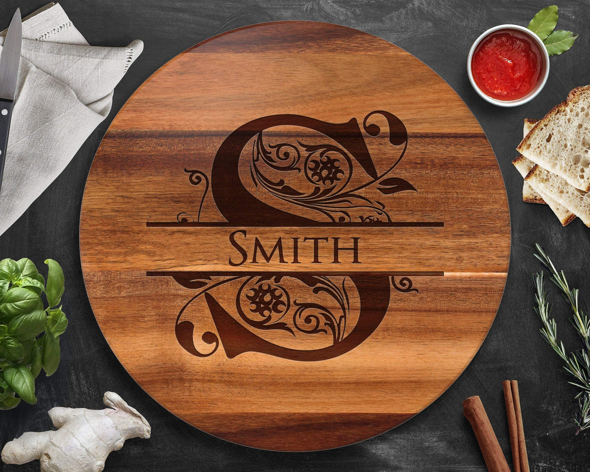 Personalized Gift for Mom, Lazy Susan, Engraved Wood Gift, Personalized Lazy Susan, Mothers Day gift, Anniversary Gift, Mom Gift, Wife Gift, Lazy The Sinclair Company