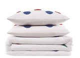 Crayola Fuzzy Dot 3 Piece Full/Queen Comforter Set Crayola