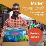 Crafts 4 All Stretched Canvas Boards for Painting - 8 Pack of 11x14 Blank Art Canvases, Framed Canvas for Painting with Acrylic & Oil Paint, Pencil, Crafts 4 All