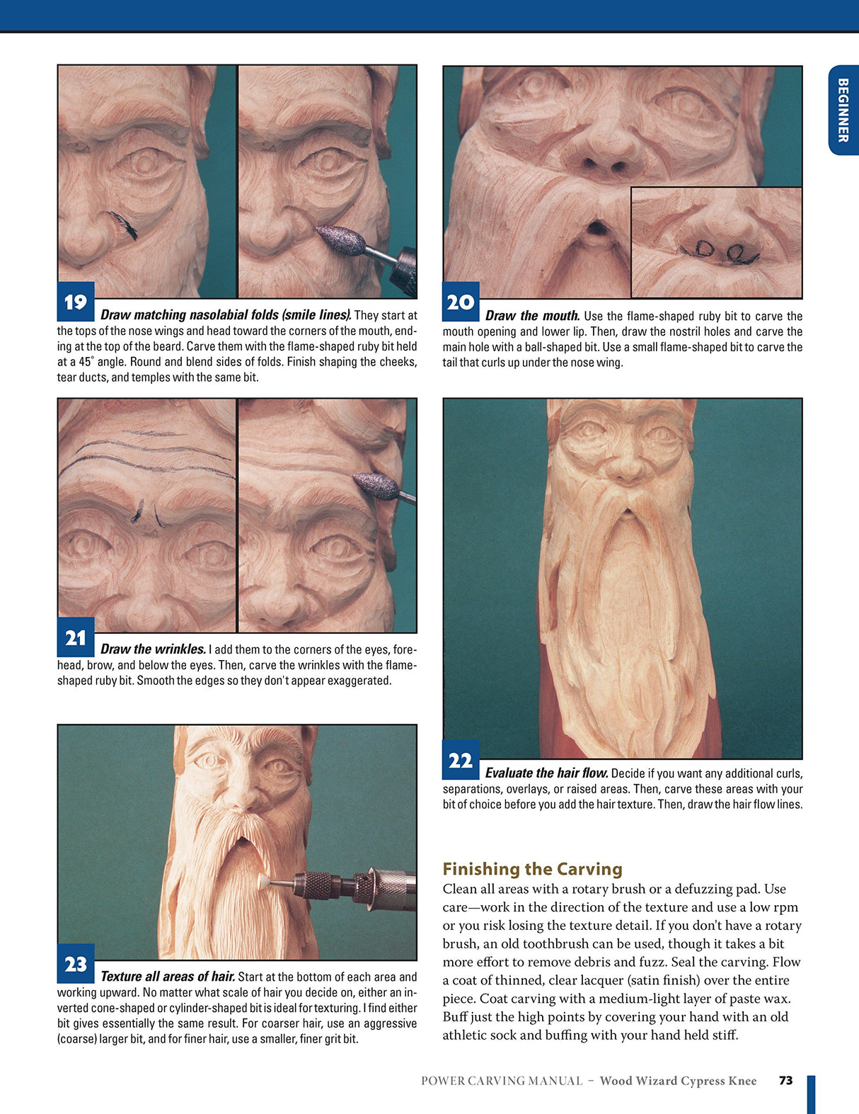 Power Carving Manual, Second Edition: Tools, Techniques, and 22 All-Time Favorite Projects (Fox Chapel Publishing) Step-by-Step Projects and Photos, Fox Chapel Publishing