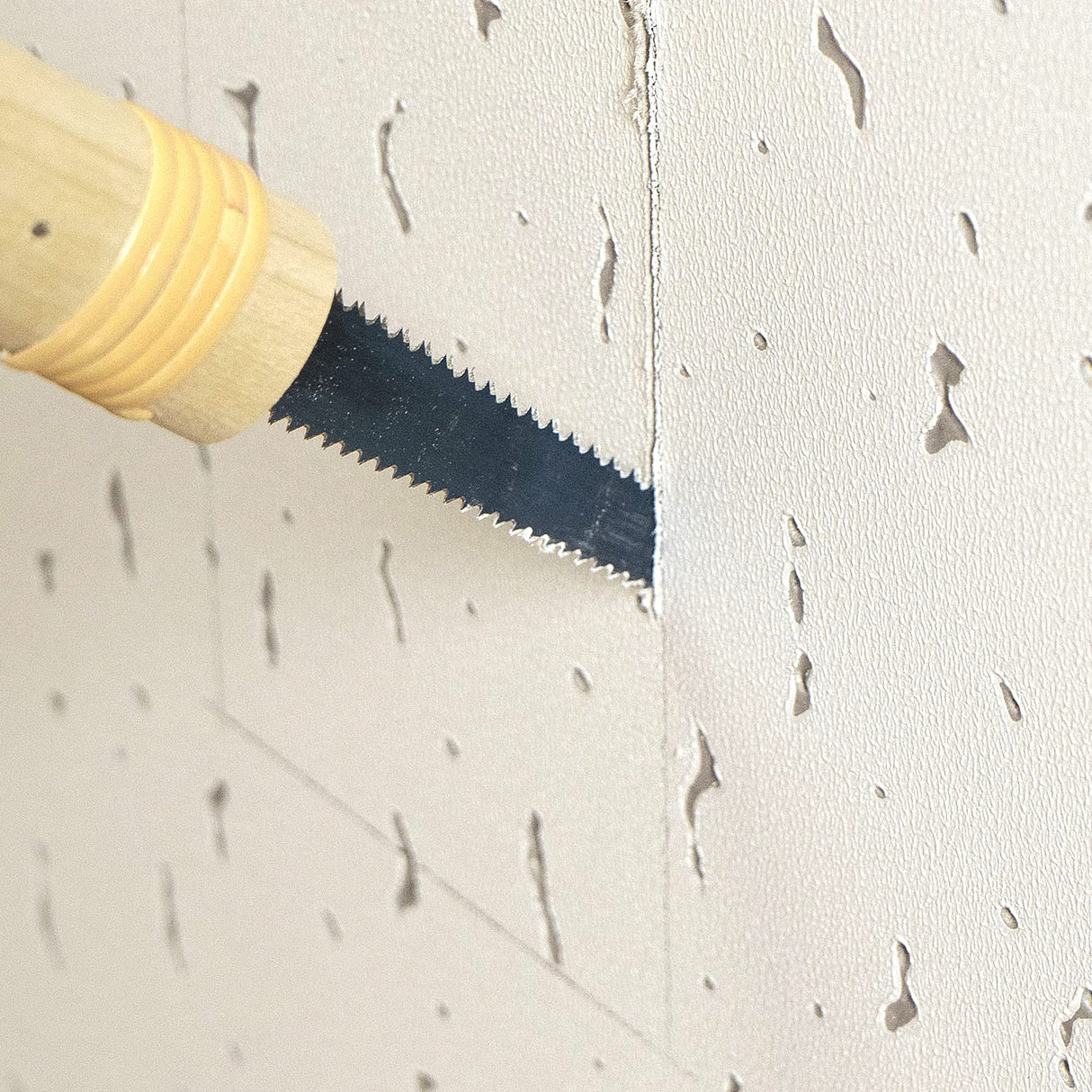 RANSHOU Japanese Pull Saw Woodworking Mini Keyhole Saw 4-3/4" Made in JAPAN, Ryoba Double-Edge Hand Saw for Wood, Plywood, Drywall, Sheetrock, Gypsum RANSHOU