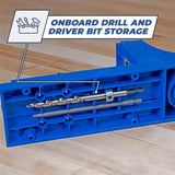 Kreg K4 Pocket Hole Jig - Adjustable, Versatile Jig for Strong Joints - Create Perfect, Rock-Solid Joints - Easily Adjustable Drill Guides - For KREG