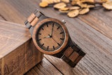 LMWOOD Engraved Wood Watch for Men Personalized Wooden Watch Anniversary Birthday Watch for Husband Boyfriend Dad Son with Customized Engraving LMWOOD