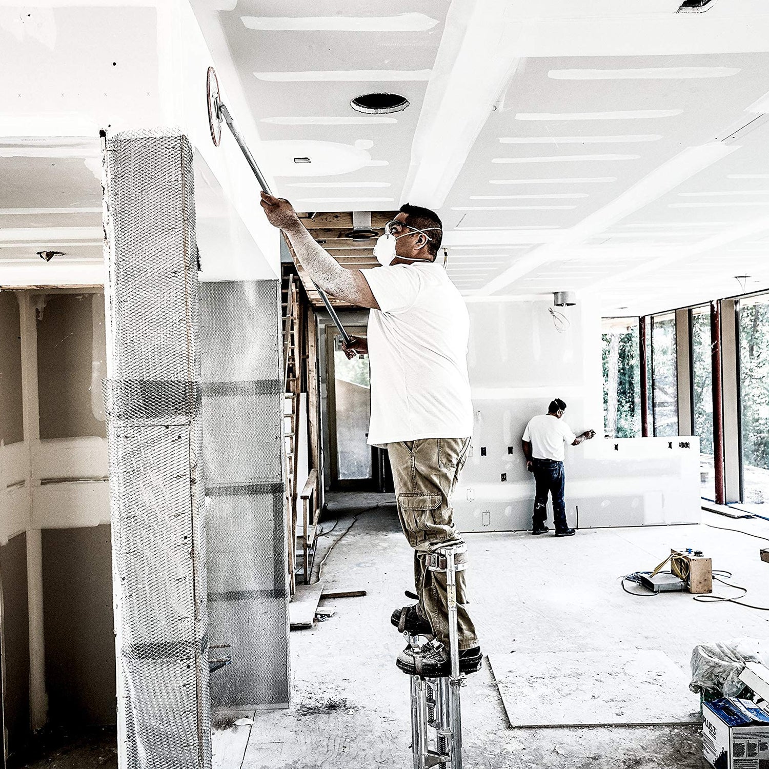 3M 8511 Drywall Sanding Valved Disposable N95 Respirator, Lightweight Convenient Design, 10 Pack 3M