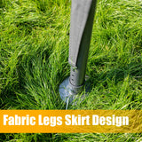 Sunnyglade 10x20 Feet Carport Replacement Top Canopy Cover with Fabric Pole Skirts and Accessories for Car Garage Shelter Tent, Dark Grey(Only Top Sunnyglade