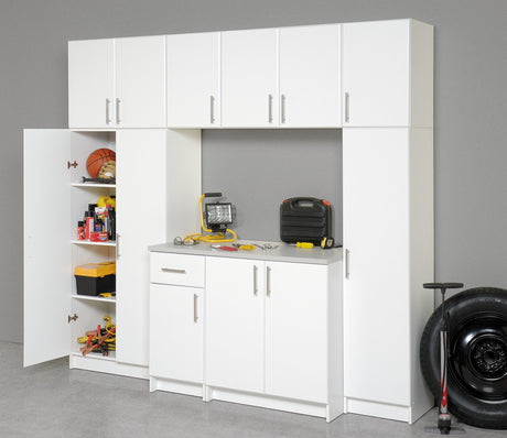 Prepac Elite 16-Inch Versatile Storage Cabinet in White with Drawer and Adjustable Shelf Prepac