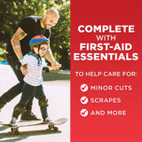 Johnson & Johnson All-Purpose Portable Compact First Aid Kit for Minor Cuts, Scrapes, Sprains & Burns, Ideal for Home, Car, Travel, Camping and Johnson & Johnson