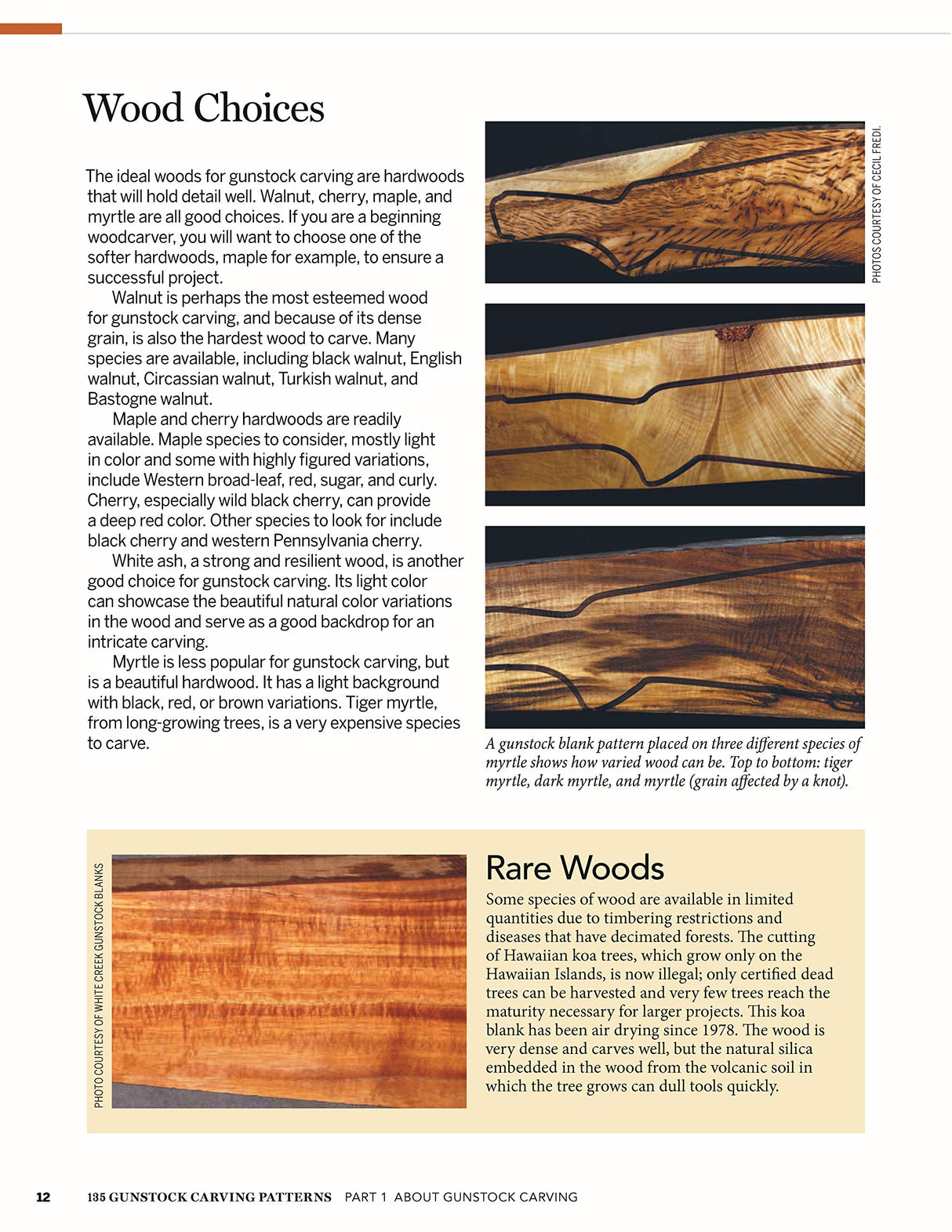 135 Gunstock Carving Patterns (Fox Chapel Publishing) A Treasury of Classic Designs to Beautify Any Firearm, including Deer, Elk, Bears, Oak Leaves, Design Originals