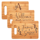 Personalized Cutting Board, 11 Designs, 5 Wood Styles - Housewarming Wedding Gifts for Couple,Personalized Gifts for Mom and Dad, Grandma , Engraved Be Burgundy