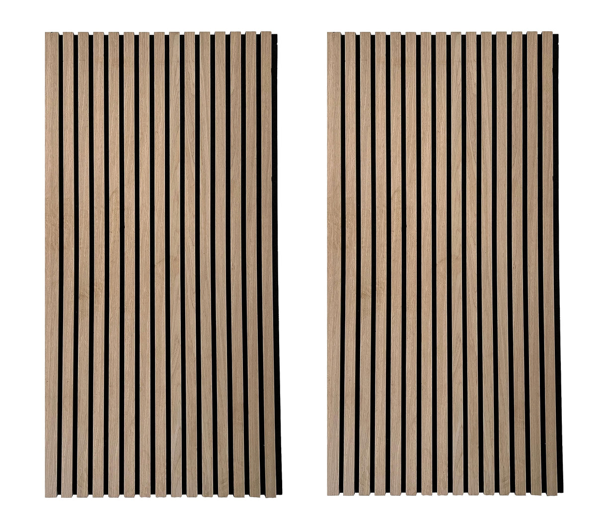 Mollywell Wood Slat Wall Panel, Easy Installation, Versatile, Enhanced Acoustic Design, Suitable for Living Room, Bedroom, Kitchen & Offices (2 Pcs, Mollywell
