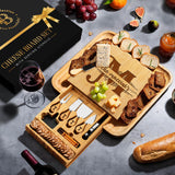 Bambüsi Personalized Charcuterie Board - Valentine's Day Gifts, Personalized Wedding Gifts, Housewarming Gift, Birthday Gifts, Customized Gifts - Bambüsi