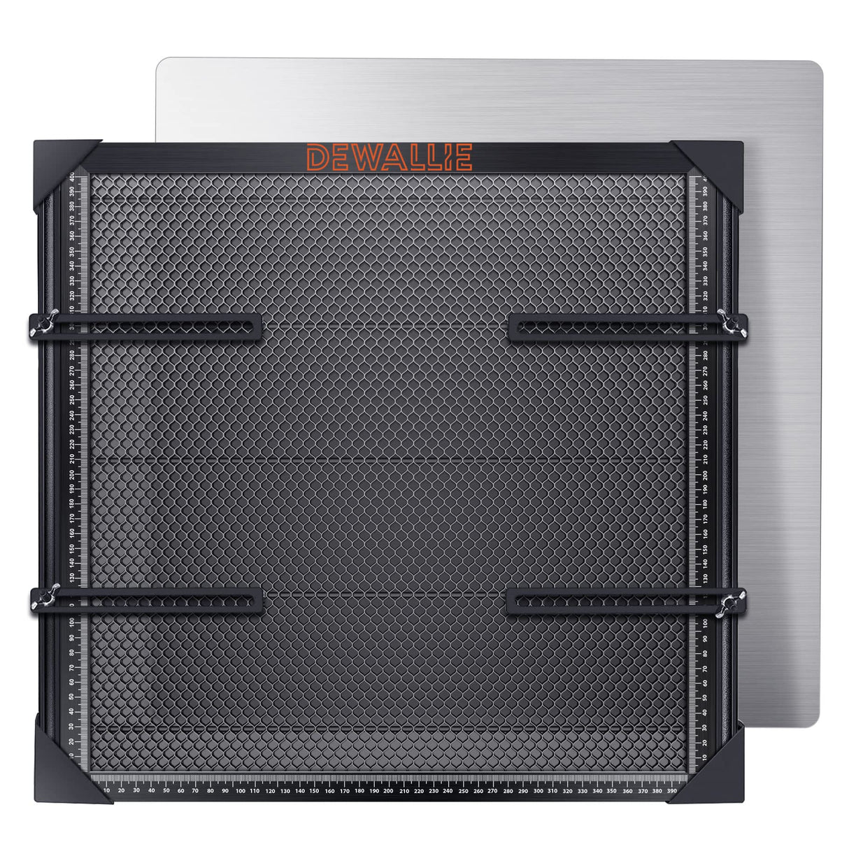 DEWALLIE Honeycomb Laser Bed with Fixture, 18.5x17.32x0.87'' Honeycomb Working Table for Xtool D1 and D1 Pro Diode Laser Engraver and Cutter, Smooth DEWALLIE