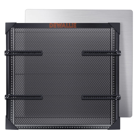 DEWALLIE Honeycomb Laser Bed with Fixture, 18.5x17.32x0.87'' Honeycomb Working Table for Xtool D1 and D1 Pro Diode Laser Engraver and Cutter, Smooth DEWALLIE