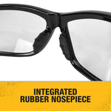 DEWALT DPG94-1D Dominator SAFETY Glasses, Clear Lens DEWALT