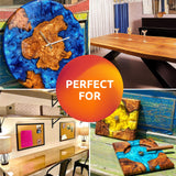 Upstart Epoxy Resin Kit DIY - Made in USA - Ultra Crystal Clear 2 Part Formulation - Perfect Casting Resin for Counter, Table Top, Wood Bar Top, Art, Upstart Epoxy