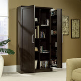 Sauder HomePlus Storage Pantry cabinets, L: 35.35" x W: 17.01" x H: 71.18", Dakota Oak finish Sauder