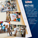 U.S. Art Supply 30 x 40 inch Stretched Canvas 12-Ounce Triple Primed, 3-Pack - Professional Artist Quality White Blank 3/4" Profile, 100% Cotton, U.S. Art Supply