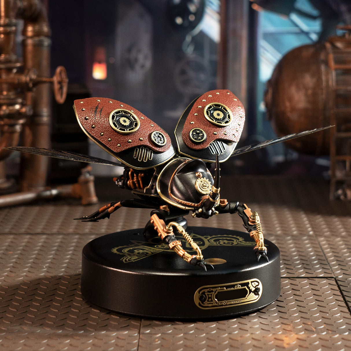 Gift for Teen Boys/Men/Hobbyist, Birthday Gift Idea, ROBOTIME MI01 Plastic Model Kit, 156 Pieces Mechanical 3D Puzzles, Rhinoceros Beetle Model ROBOTIME