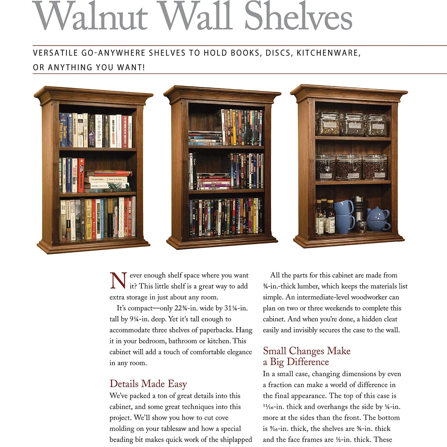 Great Book of Woodworking Projects: 50 Projects for Indoor Improvements and Outdoor Living from the Experts at American Woodworker (Fox Chapel Design Originals