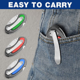 WORKPRO Folding Utility Knife Set Quick Change Blade, Back-lock Mechanism 3-piece with 10-piece Extra Blades WORKPRO