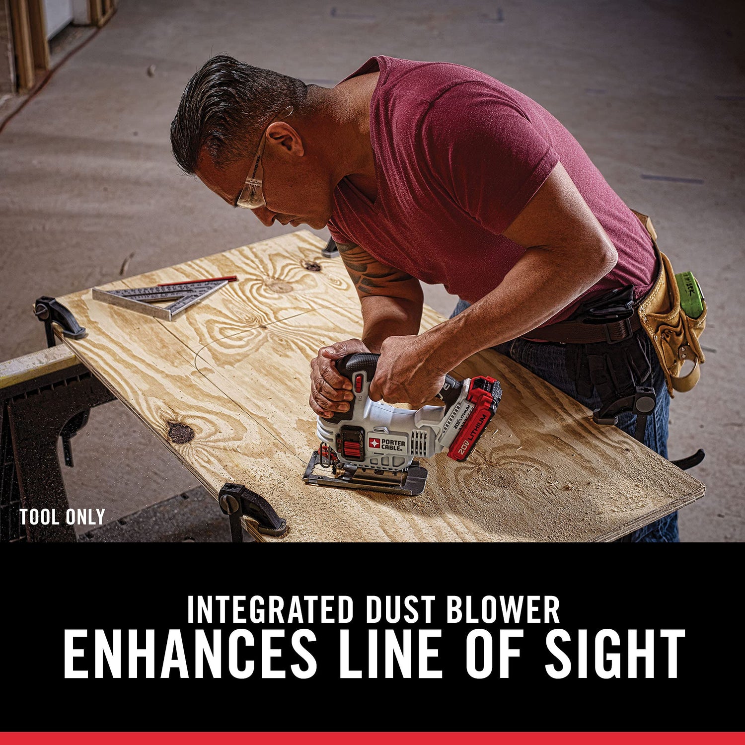 PORTER-CABLE 20V MAX* Jig Saw, Tool Only (PCC650B) PORTER-CABLE