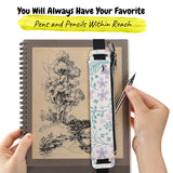 Mr. Pen - Adjustable Leather Pen Holder, 2 Pcs, 8" x 1.5" Mr. Pen