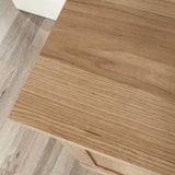 Sauder Miscellaneous Office Computer Desk with Drawers, L: 59.45" x W: 23.47" x H: 29.02", Timber Oak Finish Sauder