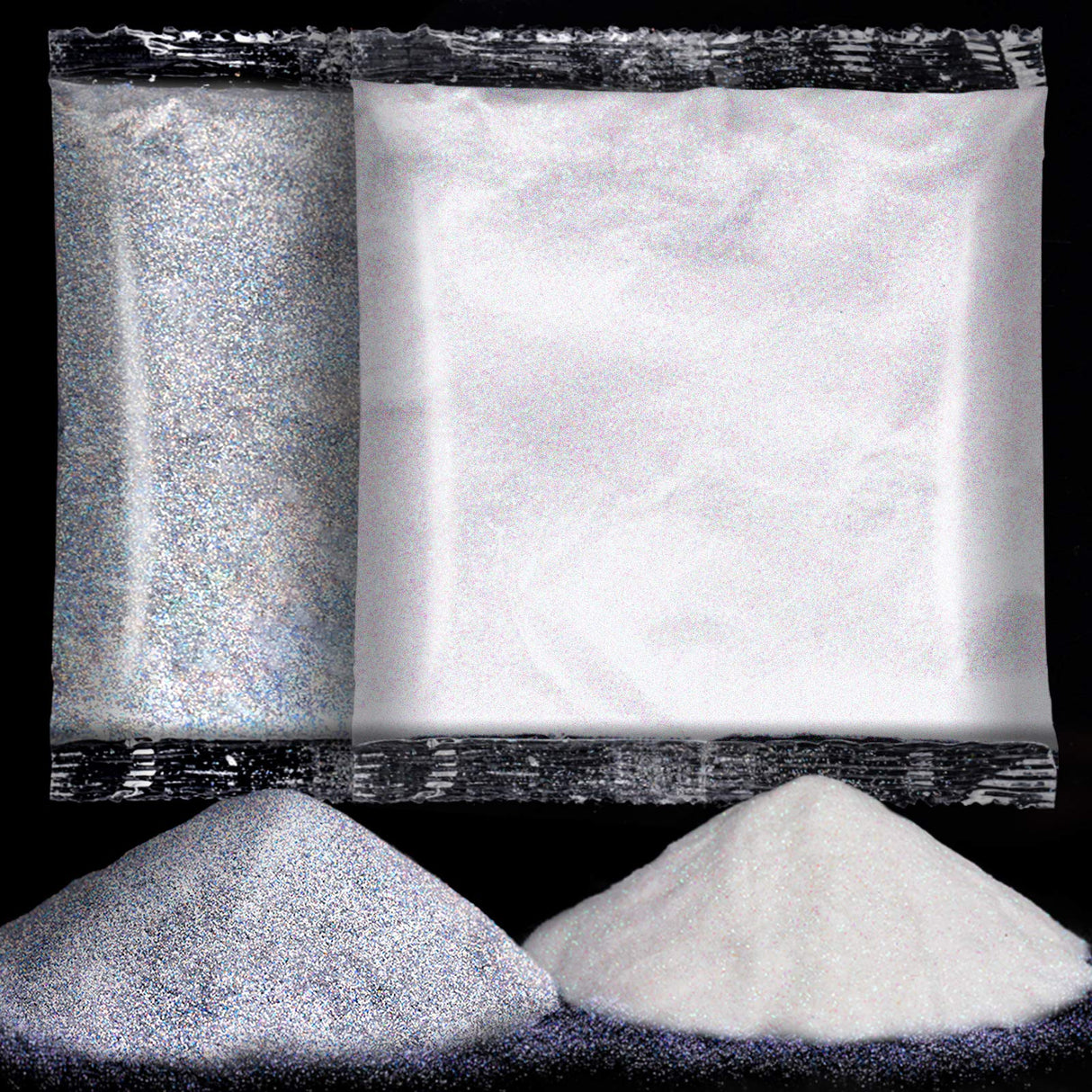 YGDZ White Glitter, Silver Glitter 200G, Extra Fine Glitter for Craft, Holographic Glitter, Snow Glitter, Festival Glitter, Clear Glitter, Glitter YGDZ