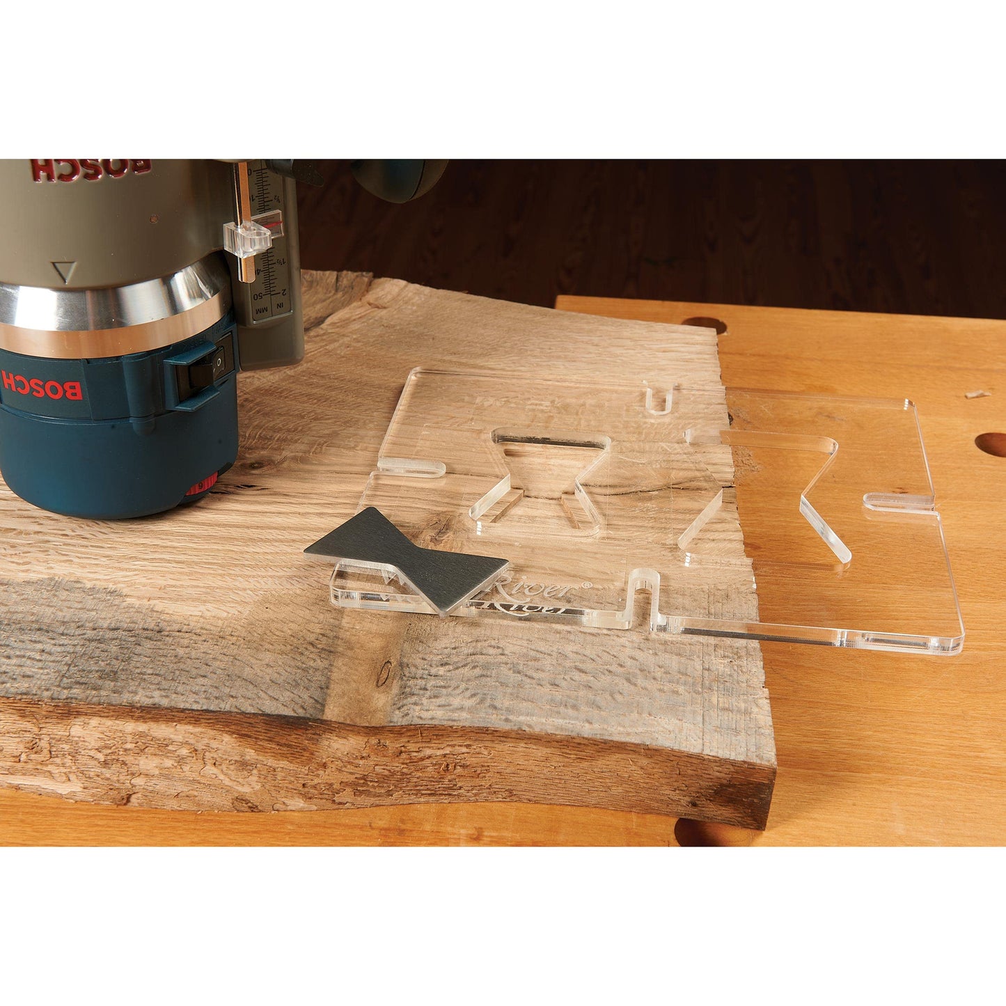 WoodRiver Router Inlay Template Bowtie - WoodArtSupply