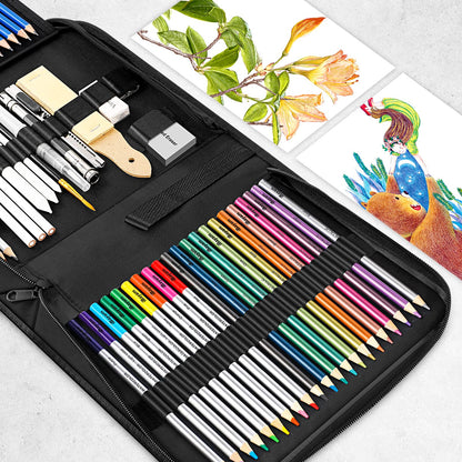 iBayam 18 Color Fineliner Pen & 78-Pack Drawing Set - WoodArtSupply