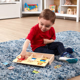 Melissa & Doug Mix 'n Match Wooden Bear Family Dress-Up Puzzle With Storage Case (45 pcs) - Wooden Teddy Bear Puzzle, Sorting And Matching Puzzles Melissa & Doug