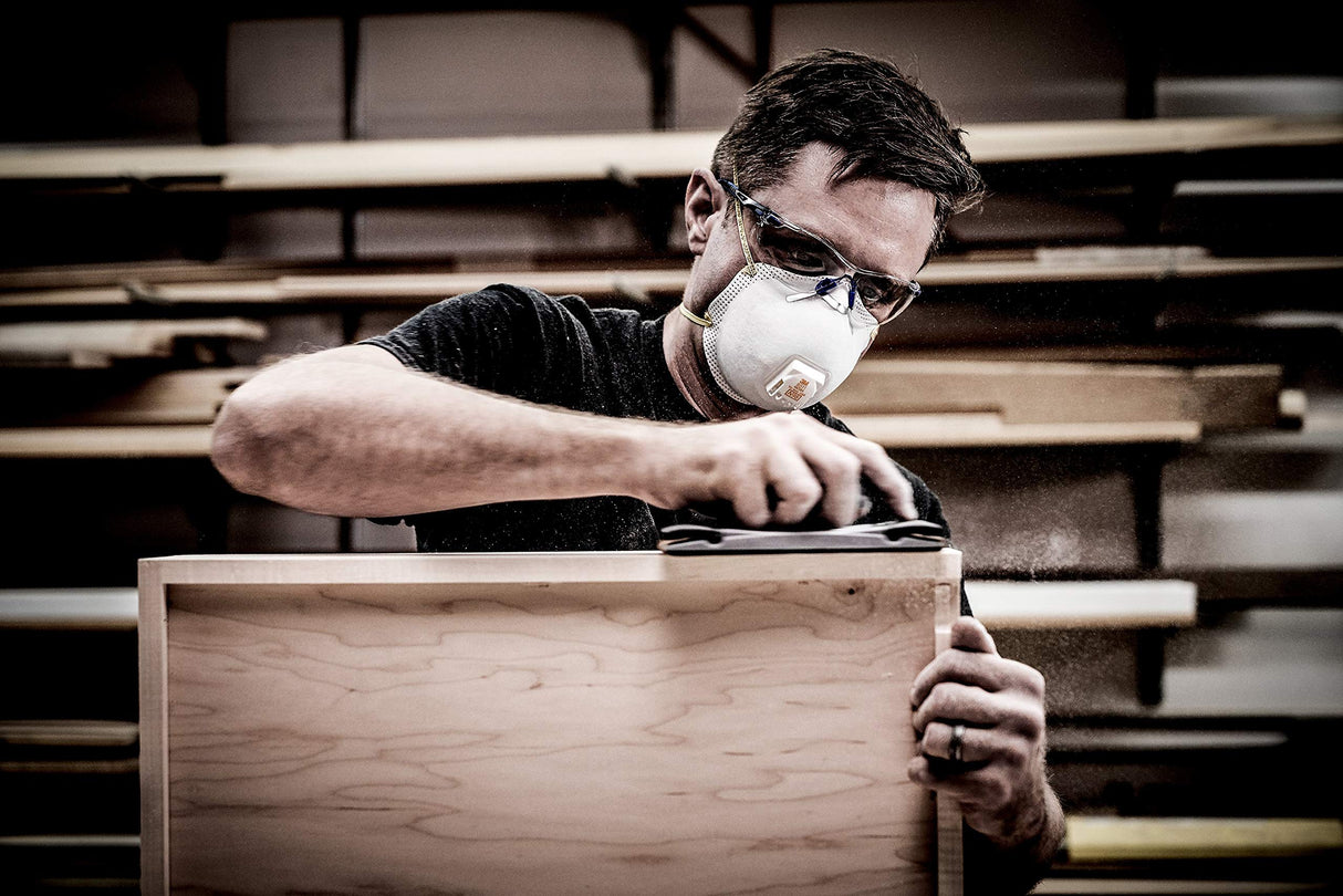 3M Respirator, Cool Flow Valve, Paint Sanding, Lightweight, Disposable, Filter Media, Stretchable, Easy Breathing, 10-Pack 3M