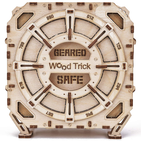 Wood Trick Geared Safe: DIY Wooden Combination Lock Model Kit for All Ages Wood Trick
