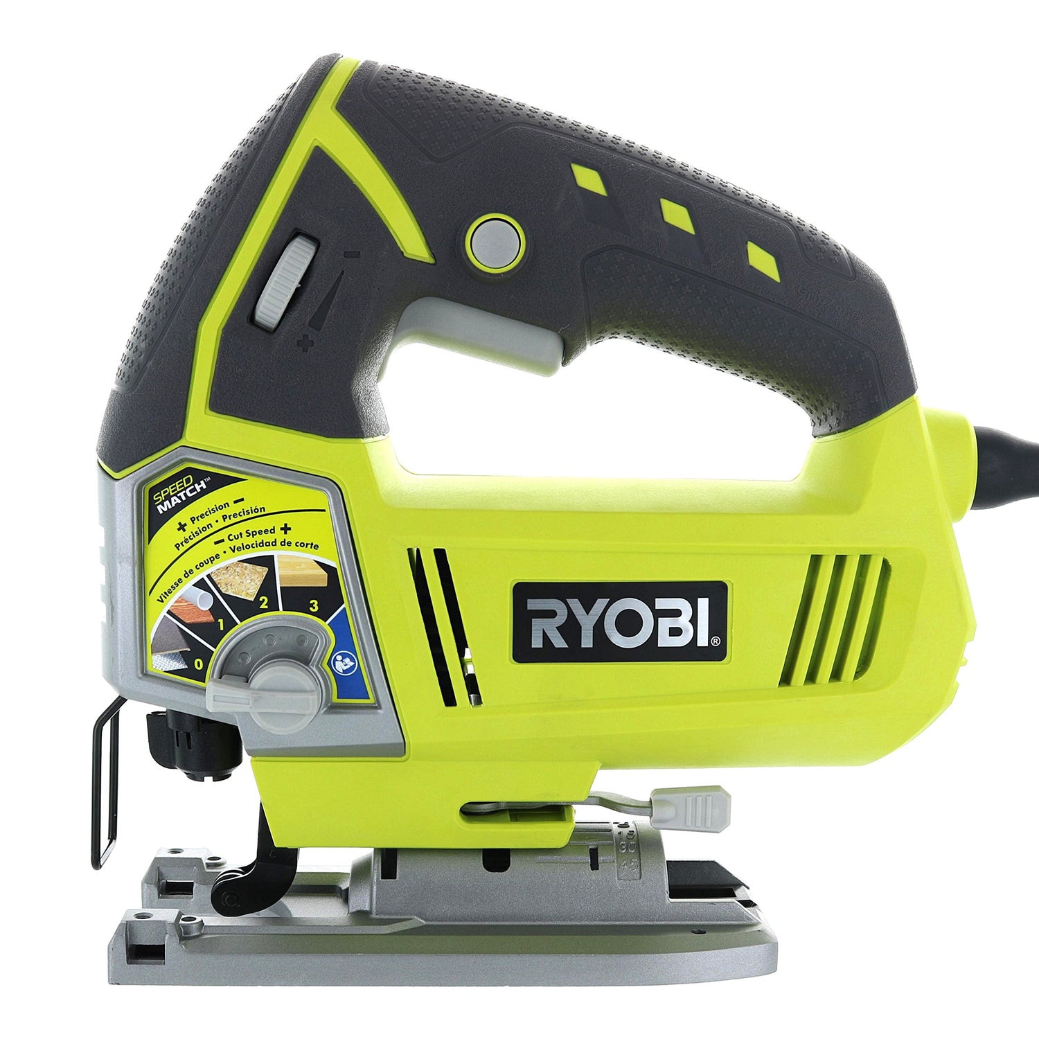 Ryobi JS481LG 4.8 Amp Corded Variable Speed T-Shank Orbital Jig Saw w/ Onboard LED Lighting System Ryobi