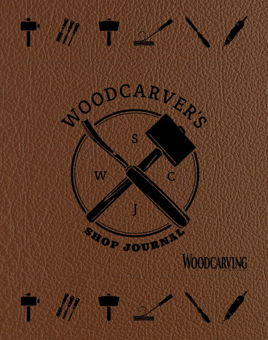Woodcarver's Shop Journal (Quiet Fox Designs) Log & Organize Your Woodcarving Projects, Sketches, Patterns, Tools, & Material Lists; Includes Handy