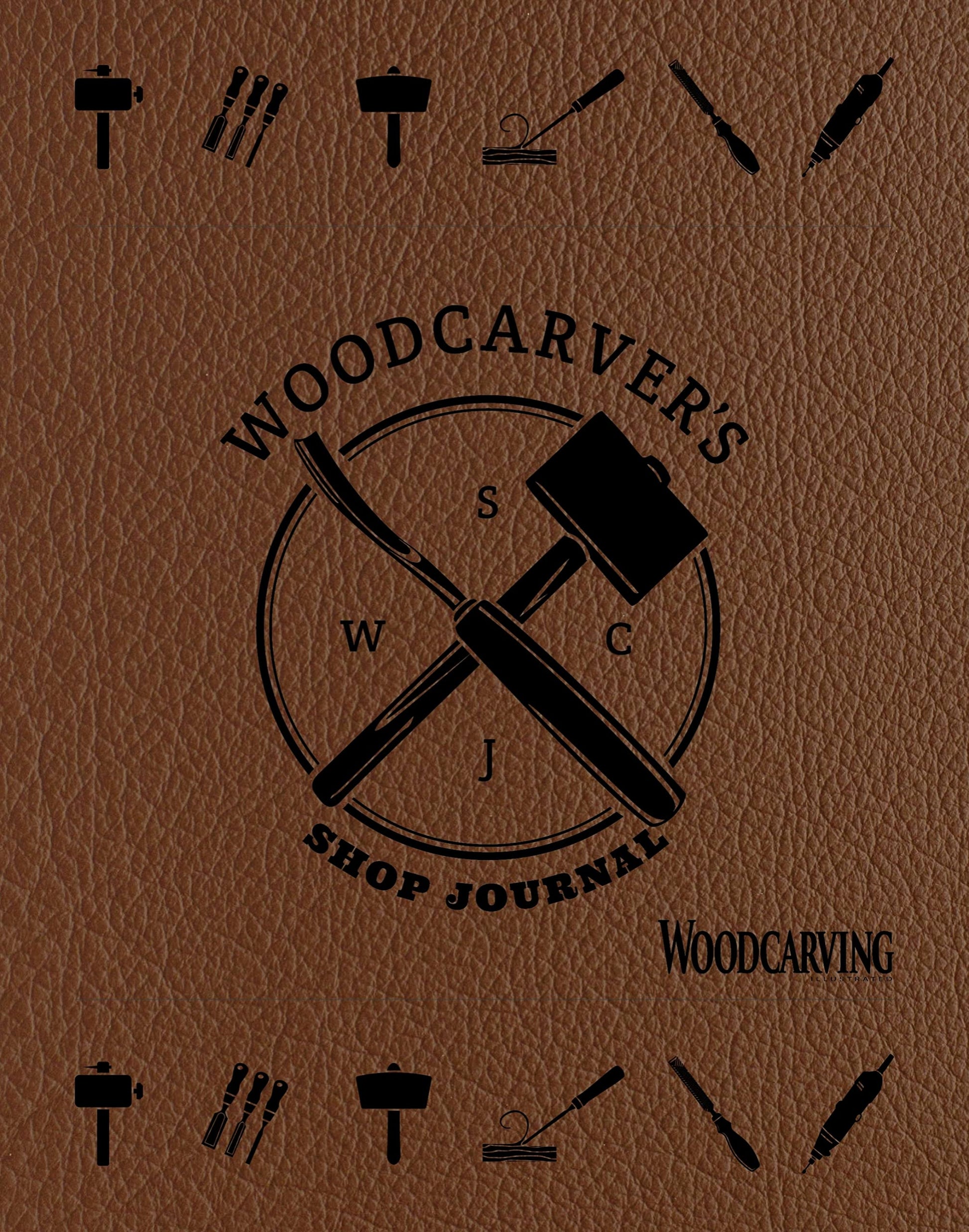 Woodcarver's Shop Journal (Quiet Fox Designs) Log & Organize Your Woodcarving Projects, Sketches, Patterns, Tools, & Material Lists; Includes Handy - WoodArtSupply