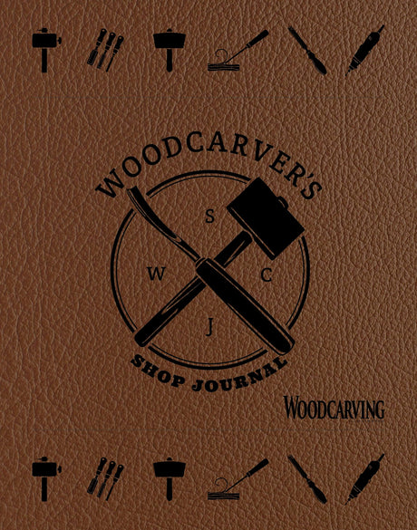 Woodcarver's Shop Journal (Quiet Fox Designs) Log & Organize Your Woodcarving Projects, Sketches, Patterns, Tools, & Material Lists; Includes Handy Design Originals
