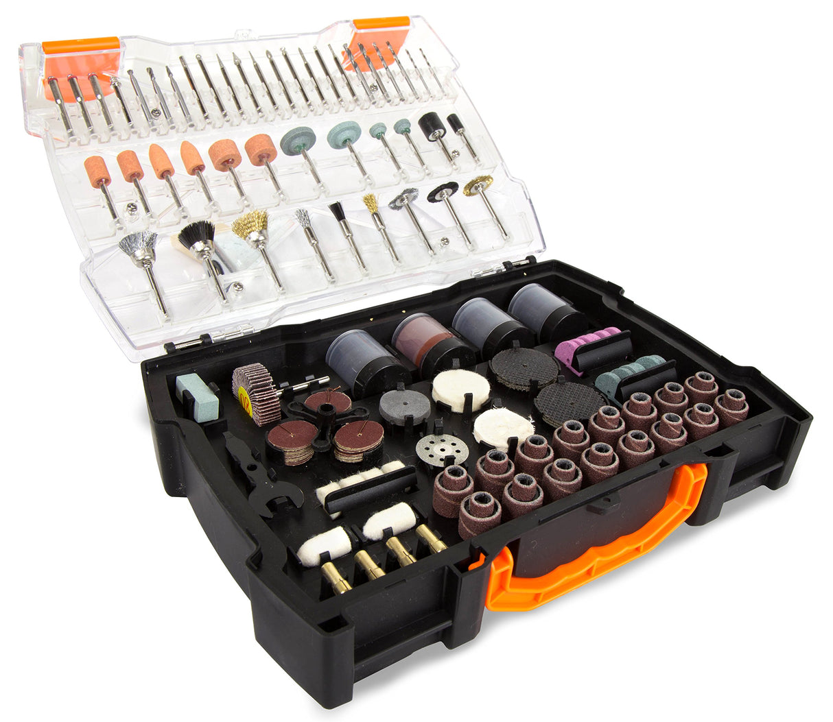 WEN 230282A 282-Piece Rotary Tool Accessory Kit with Carrying Case WEN