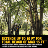 DEWALT 20V MAX* XR Pole Saw, 15-Foot Reach, Tool Only (DCPS620B) DEWALT